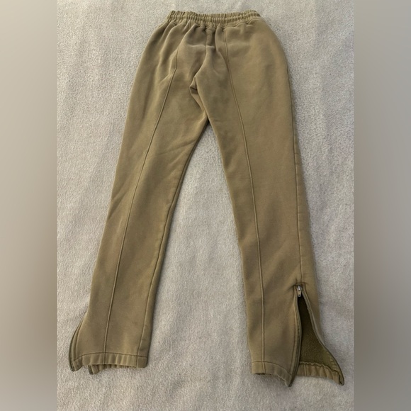 MILANO DI ROUGE Robbie Lux Stretch Sweatpant Zipper up Ankle Size Small - Picture 8 of 12